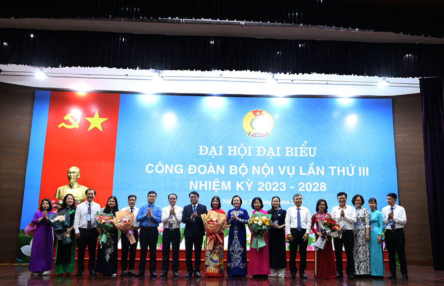 Đại hội đại biểu Công đoàn Bộ Nội vụ lần thứ III, nhiệm kỳ 2023 – 2028